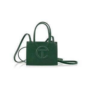 TELFAR DARK OLIVE SMALL SHOPPING BAG